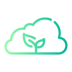 cloud gradient icon