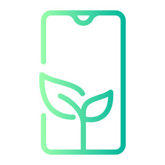 smartphone gradient icon