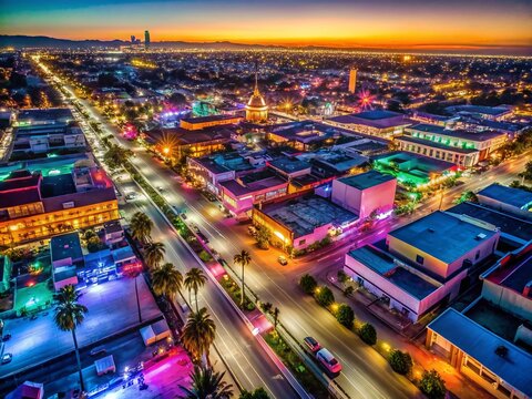Captivating Low Light Photography of Compton California: Urban Streets, Nightlife, and Cultural Essence in Rich Shadows and Vibrant Hues