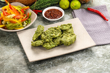 Indian cuisine - Mint chicken tikka