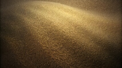 Golden sand background texture with copy space for text