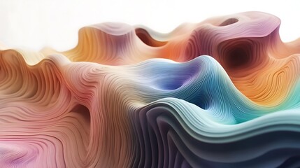 4K Abstract wallpaper colorful design, shapes and textures, colored background, teal and orange colores.