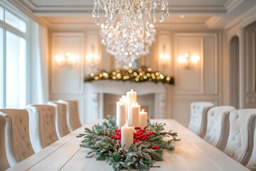 Elegant Christmas Dining Room Decor