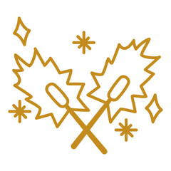 Illustration of firework