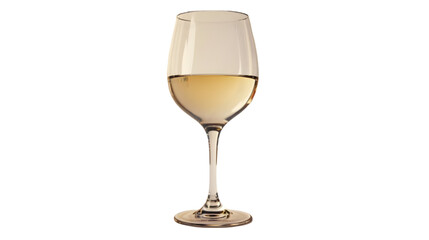 Glass of White Wine Illustration
