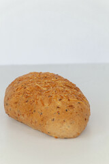 artisanal bread cereal breakfast bun