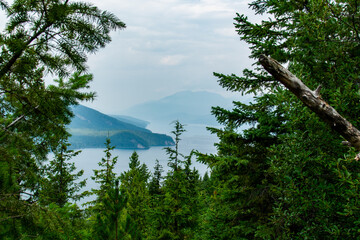 Clearwater lake viewpoint