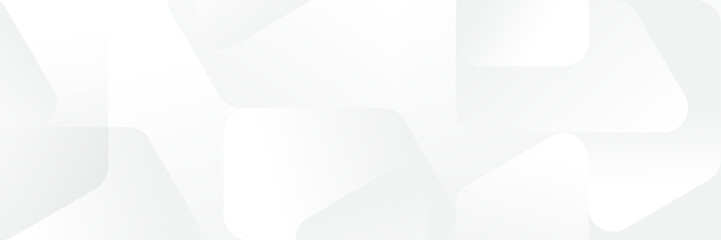 Abstract white Geometric banner design background.