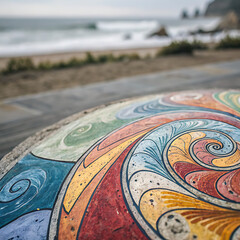 thai mural painting