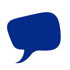 A blue speech bubble icon