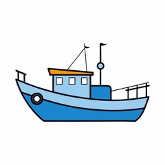 Naklejka premium fishing illustration