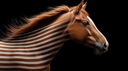 Fototapeta premium Artistic Animal with Unique Lighting in CGI Style