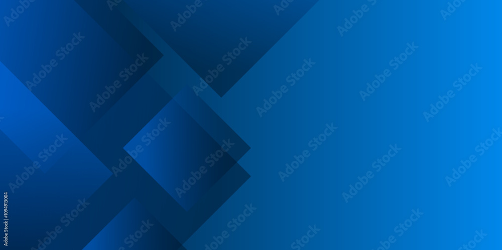 Poster Minimal blue abstract modern background design. Vector futuristic digital landscape with tringles abstract dark blue background. Vector abstract graphic design banner pattern presentation background.	