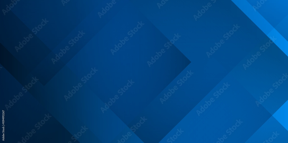 Poster Minimal blue abstract modern background design. Vector futuristic digital landscape with tringles abstract dark blue background. Vector abstract graphic design banner pattern presentation background.	