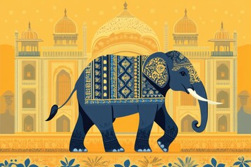 Majestic Indian Elephant 