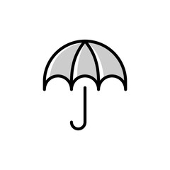 Umbrella Icon Logo Concept.