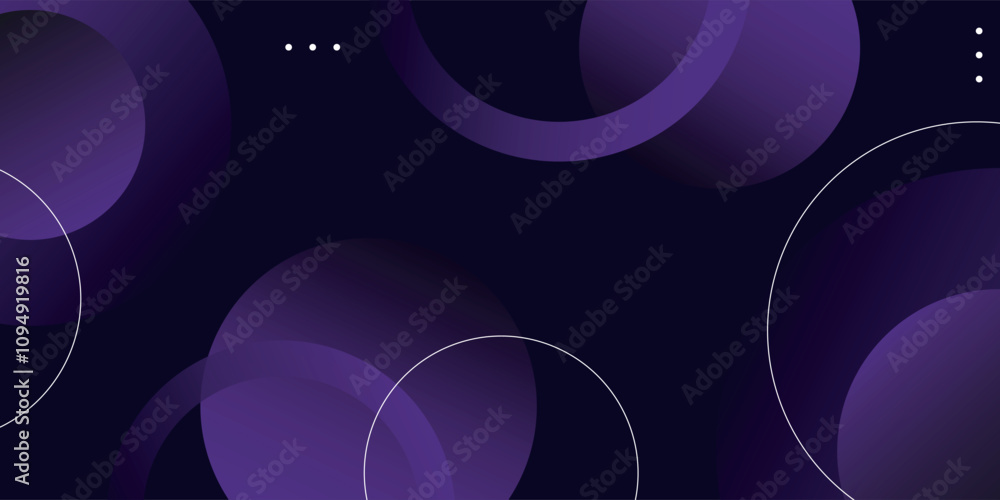 Poster round geometric background. dynamic shape composition. vector illustrationround geometric background