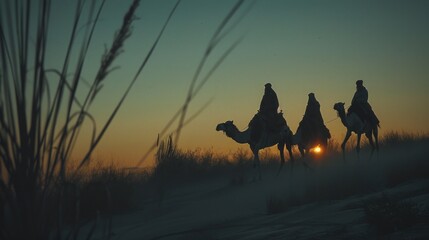 Three Magi Traveling by Night