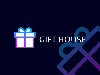 Gift House Logo design template