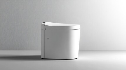 Elegant and Modern White Toilet Design with Curved Edges and Minimalist Aesthetic, Perfect for Contemporary Bathroom Spaces and Interior Decor Inspiration