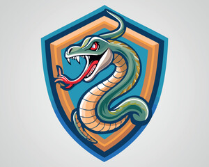 Snake Logo Design - Dynamic Serpent Illustration