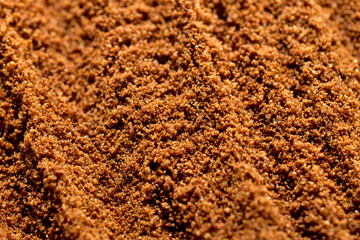 Background and texture of ground chicory macro photography.