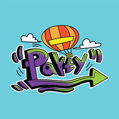 air balloon in the sky