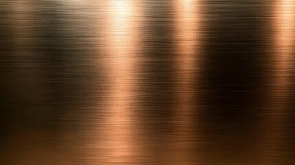 Abstract Brushed Metal Background with Light Reflections and Horizontal Lines