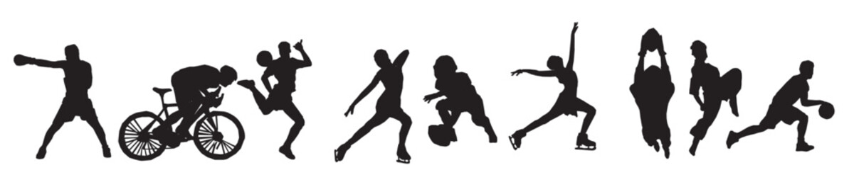 different sports people collection