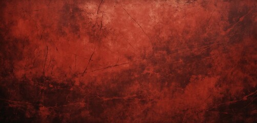 Fototapeta premium Red Grunge Texture with Scratches