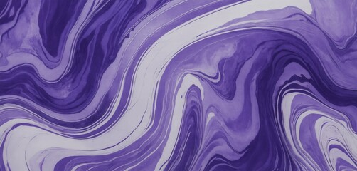 Obraz premium Violet Marbled Effect with Deep Indigo Streaks