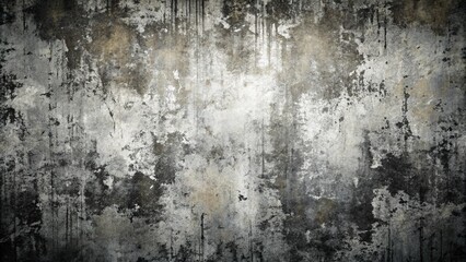 Obraz premium Abstract grunge black and white distressed texture background 