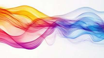 Vibrant color chart with dynamic flowlines, [business chart], [concept of growth and data-driven success in financial planning]