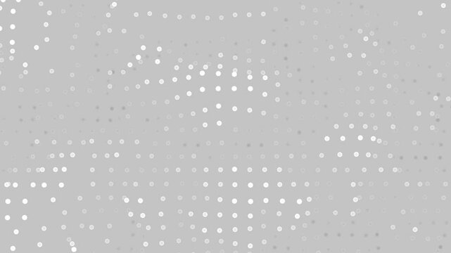 Abstract background of blue waves and dots, particle flow and abstract background animation

