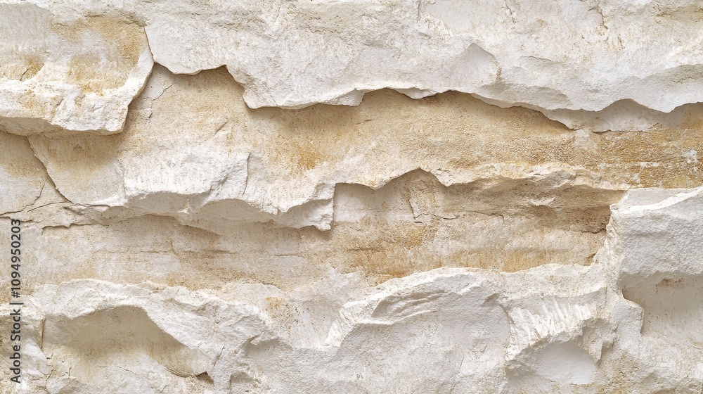 Poster textured white stone surface with layered patterns and natural variations.