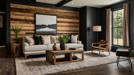 Fototapeta premium living room interior