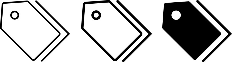 Set of price tag icon. special offer sing. Sale Label Price Tag Icon symbol. percent price tag
