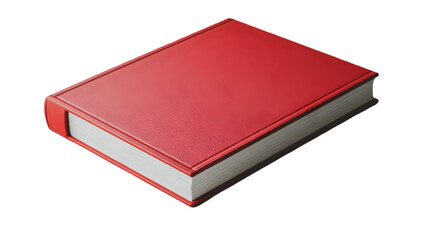 Red Hardcover Book 3D Illustration