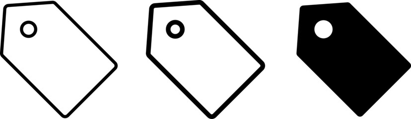 Set of price tag icon. special offer sing. Sale Label Price Tag Icon symbol. percent price tag
