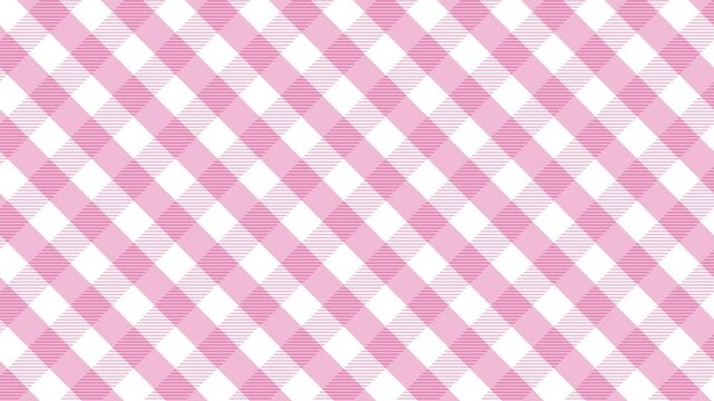ループするチェック柄の背景素材,ピンク