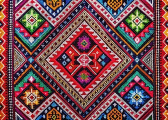 Elegant Peruvian-Inspired Black Patterned Fashion Photography on White Background Showcasing Traditional Seamless Ornaments for Textiles, Apparel, and Home Decor