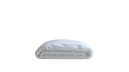 Folded White Bed Sheet -  Photo