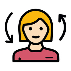 Refresh User Vector Icon Sign Icon Vector Illustration For Personal And Commercial Use... Clean Look Trendy Icon...