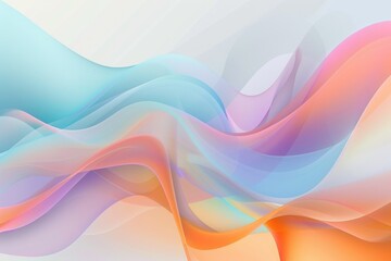 Colorful Waves Abstract Background Design