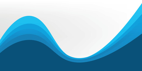 Blue sea wavy decoration abstract vector background. Minimal curve wave water seamless pattern. Line art striped graphic template.eps10