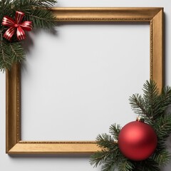 Christmas Decorative isolated photo Frames 