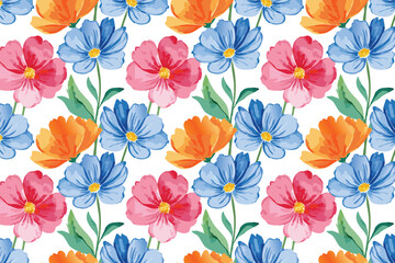 Watercolor Floral Background: Soft and Elegant Artistic Design