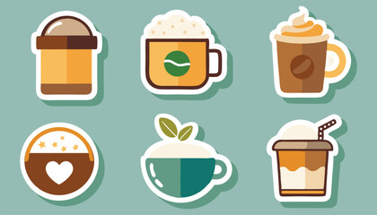 Delicious Coffee Cups Featuring Unique Designs