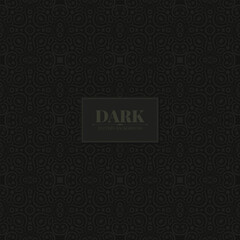 dark ethnic seamless pattern template
