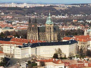 the city view of Prague, Czech Republic
